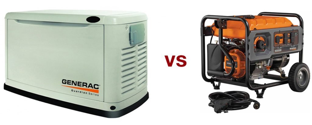 Automatic Standby Generator VS Portable Generator
