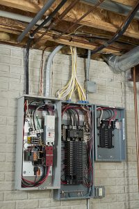 Transfer Switch Installed In Basement Of Home